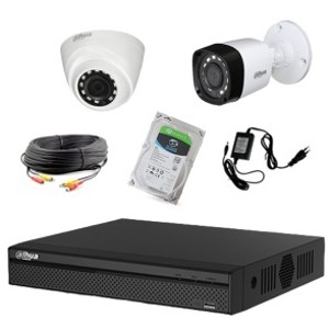 9번 고화질 방범용 가정집 CCTV 실외 감시카메라 녹화기 설치 세트(HDD 1TB 포함)