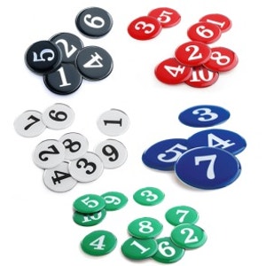 사물함 원형 에폭시 테이블 번호표 스티커 숫자