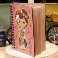 일본소녀 [팬시우드 수첩만들기]색칠하기수업용품