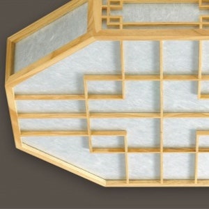 전통한지 LED조명 LED 완자 8각