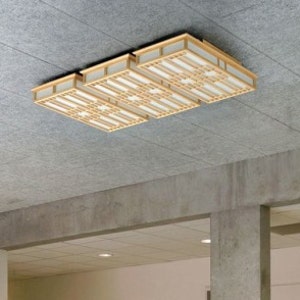 전통나무한지 조명 LED 황진이 6등 150W