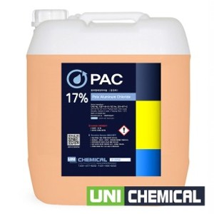 PAC 17% 폴리염화알루미늄 수처리 고분자 응집제 침전제 폐수처리 약품 세차장 25kg