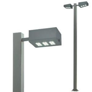 LED가로등 헤드포함 - 사각 엔진블럭형 75w/150w
