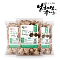 황토발효숙성 유기농 남해섬 통흑마늘 1kg