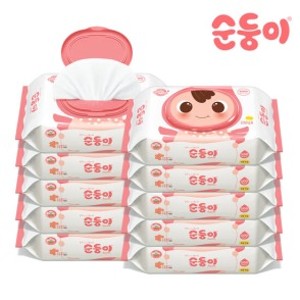 [순둥이]베이직 무향 리필 100매 10팩(55g) nBpR-01