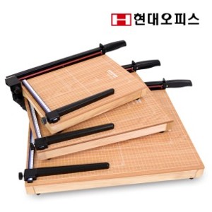 고급 우드 재단기 HDC-Basic 시리즈 (A4 B4 A3 선택) 작두형 문서 종이 커팅기 절단기