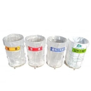 재활용분리수거함 90리터 원형(분체망)