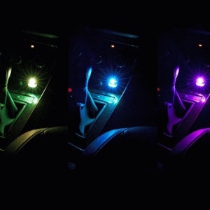 차량용 RGB USB 무드등 자동차 풋등 LED조명 실내등 초미니풋등 조명