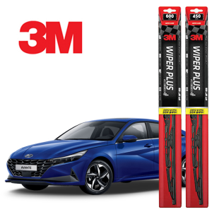 3M 아반떼 CN7 2020년이후 플러스 와이퍼 윈도우 브러쉬 600mm + 450mm