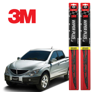 3M 액티언 스포츠 플러스 와이퍼 윈도우 브러쉬 550mm + 450mm
