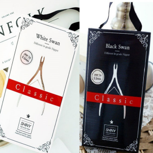 샤이니 스완 클래식니퍼 블랙 화이트