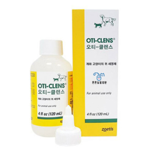 오티클렌스 강아지 귀세정제 고양이 외이염 세균억제 냄새제거 120ml