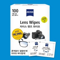 ZEISS 자이스 안경닦이/클리너/렌즈 일회용 와이프 100매/200매+6매 [안경닦이]