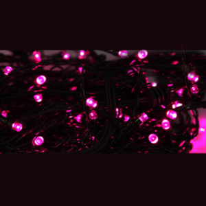 LED 연결형 고드름 라이트 트리전구 2.1m 검정선/핑크 크리스마스 앵두 무드 소품 조명 장식