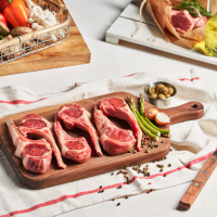 호주산 냉장 양고기 스테이크 양갈비 프렌치랙 숄더랙 양등심 캠핑고기