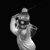블랙클로버 겨울골프모자 남성 여성 방한 니트 비니