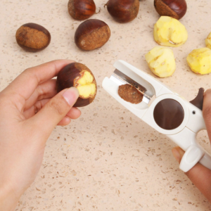 밤 생밤 군밤 호두 까는 기계 껍질 깍는 가위 망치 칼 탈피기 도구