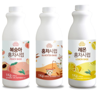 쉘몬 밀크티베이스 1kg 홍차원액3종
