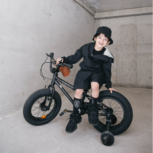 랭글러 블랙16 도쿄나인 어린이 자전거 5세6세7세 보조바퀴 까지 완벽무료조립