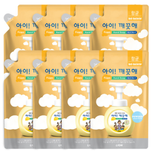 [LION] 아이깨끗해 거품형 대용량 450ml 리필 8개