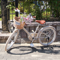 엘도라20인치 샌드베이지 도쿄나인 어린이 자전거 8세 9세 10세 보조바퀴 까지 완벽무료조립 바구니무료