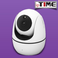 ipTIME C300 회전형 IP 카메라 CCTV 무선 홈 캠 가정용 실내용 와이파이