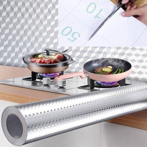 잘라쓰는 가스렌지 주변 주방 위생 보호 시트 대용량 만능 커버 방수 기름 찌든때 얼룩방지