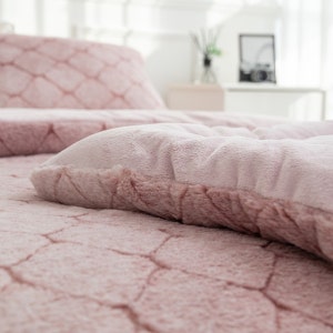 두꺼운 따뜻한 극세사 겨울 차렵 이불 SS Q