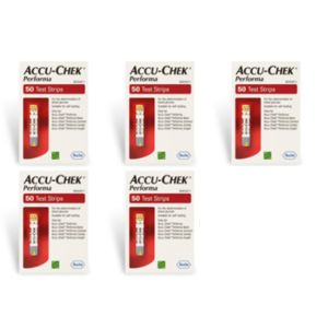 아큐첵 퍼포마 혈당시험지 50매 5개 / 알콜솜100매 란셋 100개
