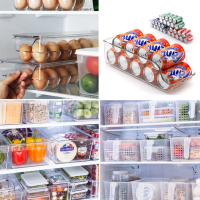 튼튼하고 안전한 냉동실 냉장고 정리 보관용기 투명 수납 냉장고트레이 계란보관함