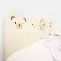 아기동물 벽매트 벽쿠션 침대벽 (양면/접이형)