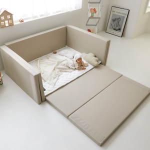 하이가드 저상형 아기 범퍼 침대 + 패드 세트