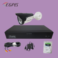 6번 이지피스 520만화소 CCTV 감시카메라 4채널 녹화기 자가 설치 세트 QHD 실외 적외선카메라 영상전원일체형10M (HDD 미포함)