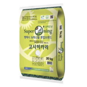 [23년산]슈퍼오닝 고시히카리쌀 20kg