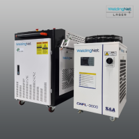 웰딩넷 3000W(3kW) 듀얼·더블 송급 레이저 용접기, 본체ㆍ칠러 분리형 WN-3000FL