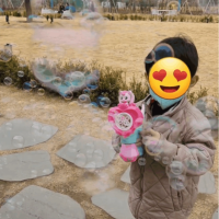 캐치티니핑 비눗방울 자동 버블건 발레핑 하츄핑 오토
