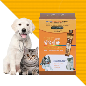 리얼펫 생유산균 60포 강아지 고양이 반려견 유산균