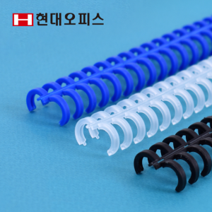 클릭링 (루즈링) 8mm 34홀 1BOX + 바인드락 20개 색상선택/ 3:1 와이어링제본기 사용 제본링