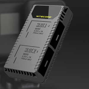 나이트코어 UGP5 고프로 듀얼 급속충전기