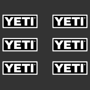 예티 아웃도어 캠핑 박스 핸드폰 미니 스티커