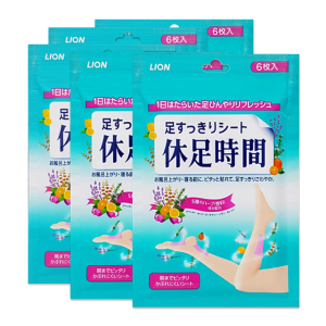 휴족시간 신형 6매 x 5팩 다리 종아리 발패치 냉각시트 쿨링시트 일본히트