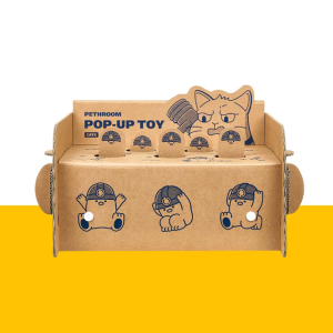 페스룸 고양이 두더지 팝업 장난감 펀치 DIY