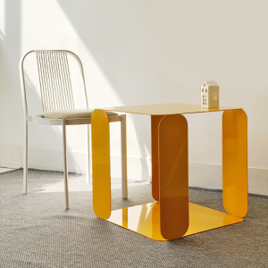 로이 패널 슬림 철제 카페 협탁테이블500