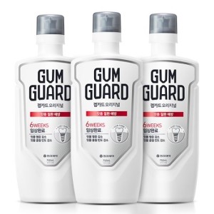 가그린 검가드 오리지널 가글 750ml 3개 구강청결제