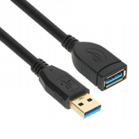 강원전자 넷메이트 USB3.0 연장 AM-AF 케이블 0.3m 블랙