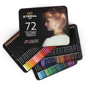 이터널연필 색연필 전문가용 72색 틴케이스 22년형