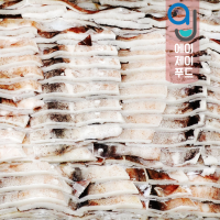 국내산 냉동 오징어채 4kg (무탈피 손질절단오징어 해썹업체 가공 대용량 도매용 업장용)