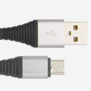 [CT208] Coms USB 케이블-Micro B(M)/ USB 2.0 A(M) 1.2M 고급형, 패브릭 피복 /Micro 5P
