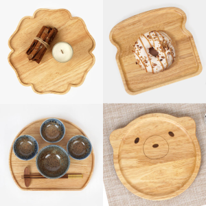 국내제작 러버우드 브레디 디저트 우드트레이