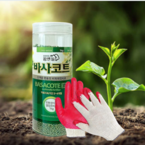 바사코트 1kg 완효성 코팅비료 고추 비료 배추 화분 식물영양제 흥농팜아그로